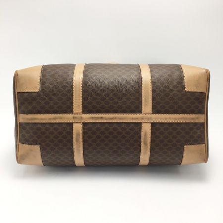  CELINE セリーヌ マカダム柄 ボストンバッグ  M13 ブラウン PVC レザー