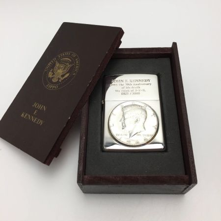  ZIPPO ジッポ ライター 1992年製 JOHN F.KENNEDY 没後30年 3000個限定 木製ケース