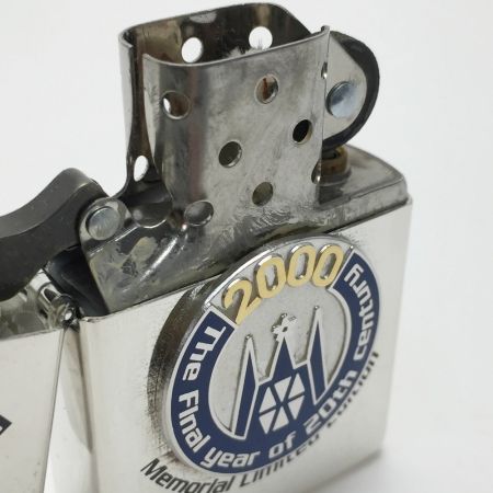  ZIPPO ジッポ ライター 2000年記念 特別限定 For the Future シルバー 1999年製 木箱入り
