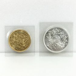 ☆☆ 造幣局 天皇陛下御在位60年 記念硬貨 昭和61年 10万円金貨・1万円銀貨 ブリスターパック入り 拾万円・壱万円 Nランク