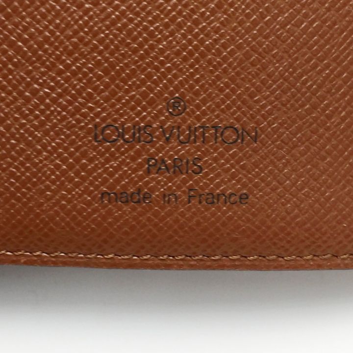 LOUIS VUITTON ルイヴィトン アジェンダMM 手帳カバー R20105 エベヌ 6  
