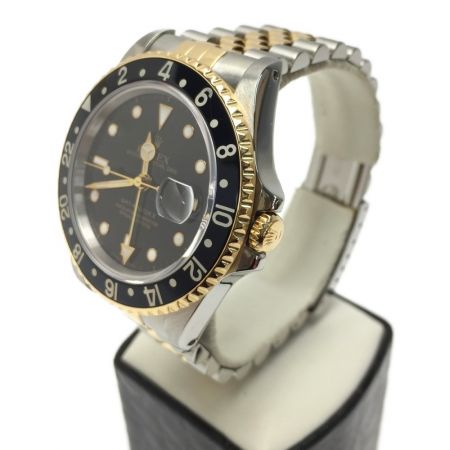 【中古】 ROLEX ロレックス GMTマスター2 コンビ 16713 ブラック