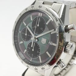 ☆☆ TAG HEUER タグホイヤー カレラ タキメーター クロノグラフ 世界限定3000本 CV201P.BA0794 ムーンパール 自動巻き Bランク