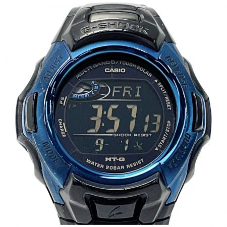  CASIO カシオ G-SHOCK MTG-M900BD-2JF ブラック×ブルー 電波ソーラー デジタル メンズ 腕時計