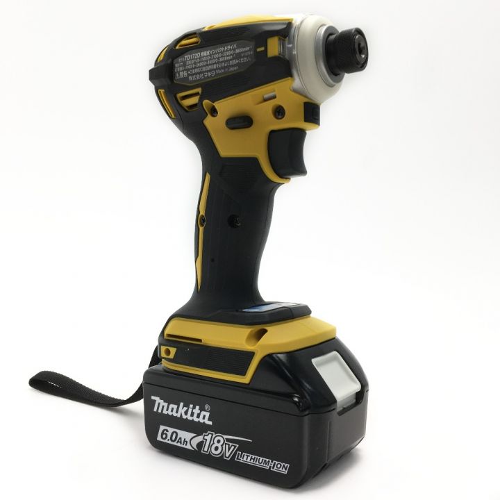 MAKITA マキタ 《 充電式インパクトドライバ 》イエロー / 18V / 6Ah / TD172DGXFY｜中古｜なんでもリサイクルビッグバン