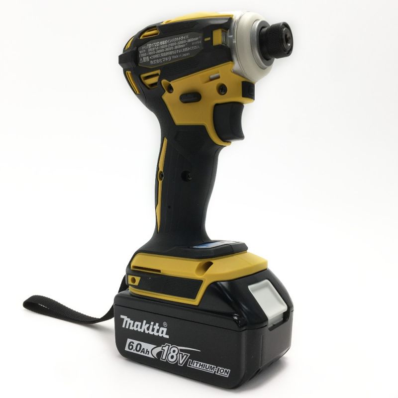 中古】 MAKITA マキタ 《 充電式インパクトドライバ 》イエロー / 18V ...