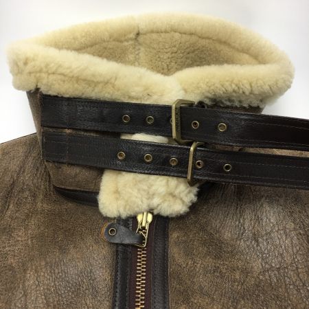  AVIREX アビレックス ムートンジャケット SIZE 38 メンズ AC-17755 ブラウン