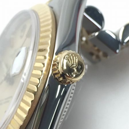  ROLEX ロレックス デイトジャスト コンビ ボーイズ 68273 シャンパン 自動巻き 腕時計