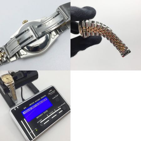  ROLEX ロレックス デイトジャスト コンビ ボーイズ 68273 シャンパン 自動巻き 腕時計