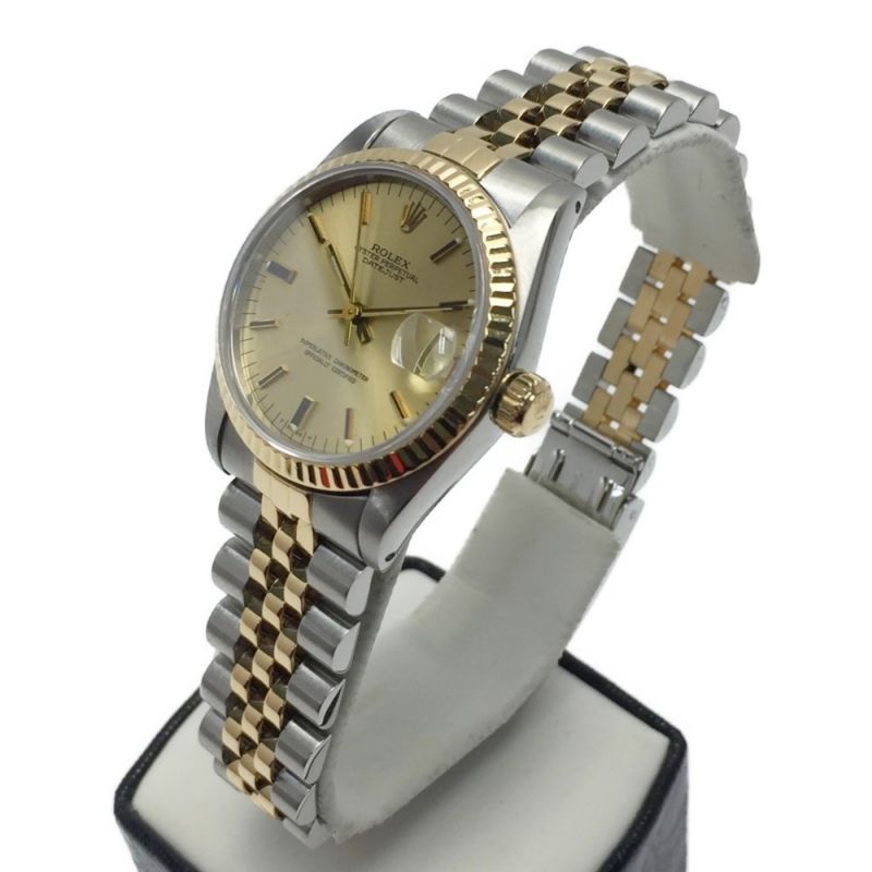 中古】 ROLEX ロレックス デイトジャスト コンビ ボーイズ 68273