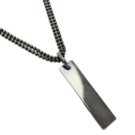 GUCCI グッチ SILVER925 プレート Wチェーン 箱 袋有