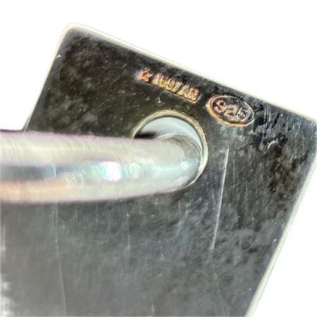 GUCCI グッチ SILVER925 プレート Wチェーン 箱 袋有