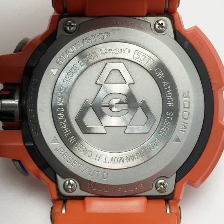 ☆☆ CASIO カシオ G-SHOCK スカイコックピット GW-A1100R-4AJF ブラック×オレンジ 電波ソーラー メンズ 腕時計 Bランク