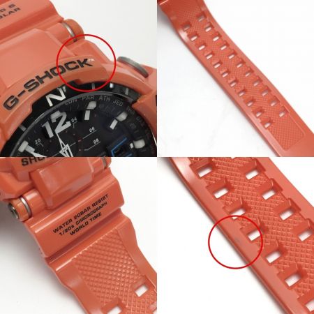  CASIO カシオ G-SHOCK スカイコックピット GW-A1100R-4AJF ブラック×オレンジ 電波ソーラー メンズ 腕時計