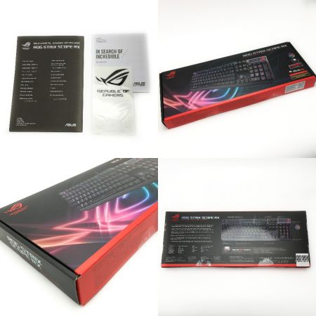  ASUS エイスース 《 ROG Strix Scope RX 》ブラック / 2021年製 / XA05