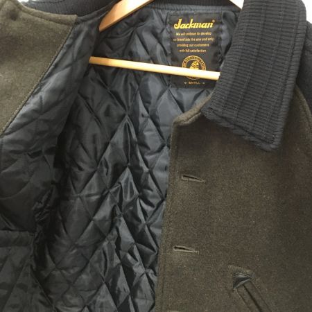  JACKMAN スタジャン ジャケット サイズ S メンズ JM8400 カーキ×ブラック