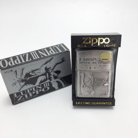  ZIPPO ジッポ ライター ルパン三世 峰不二子 シルバー 1998年製 ケース有
