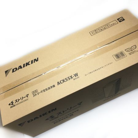  DAIKIN ダイキン 《 加湿ストリーマ空気清浄機 》～25畳 / ホワイト / ACK55X-W