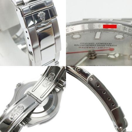  ROLEX ロレックス ヨットマスター ロレジウム Z番 16622/Z806767 シルバー 自動巻き メンズ 腕時計 箱・ギャランティ有