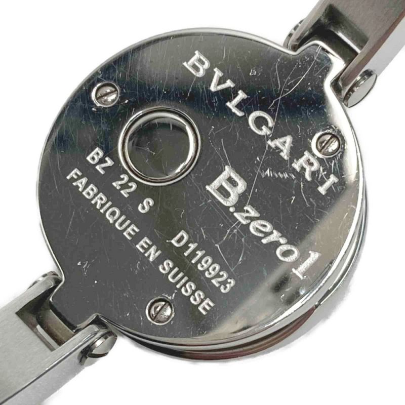 中古】 BVLGARI ブルガリ B-ZERO1 バングルウォッチ BZ22S ブラック ...