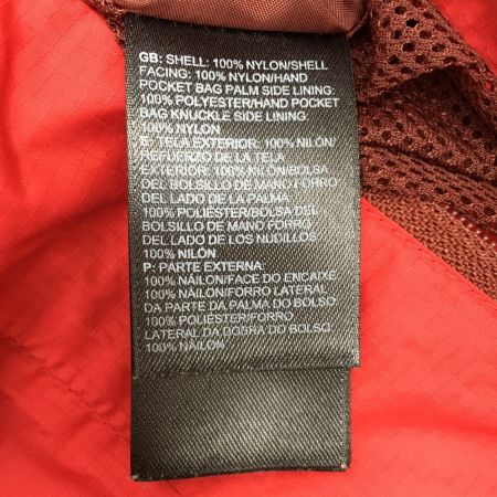  THE NORTH FACE ザノースフェイス ナイロンジャケット SIZE S メンズ 4501332702 レッド
