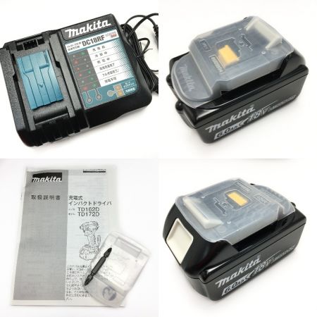  MAKITA マキタ 《  充電式インパクトドライバ 》ブラック / 18V / 6.0Ah / TD172DRGX