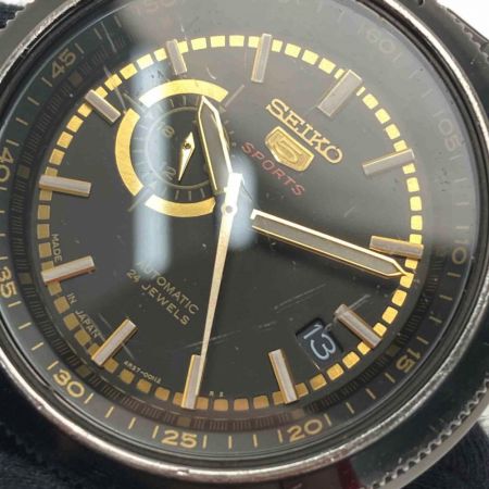  SEIKO セイコー ファイブスポーツ 裏スケ SSA071J1 ブラック 自動巻き メンズ 腕時計 5SPORTS