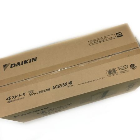  DAIKIN ダイキン 《 加湿ストリーマ空気清浄機 》～25畳 / ホワイト / ACK55X-W