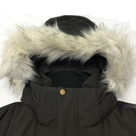  Lowe alpine silver mark ファーダウンジャケット SIZE L メンズ 01076925 オリーブ