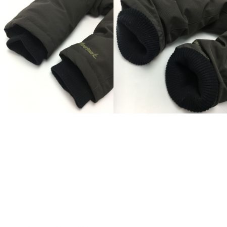  Lowe alpine silver mark ファーダウンジャケット SIZE L メンズ 01076925 オリーブ