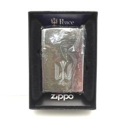 ☆☆ ZIPPO ジッポ ライター 2016年製 PEACE ピース since1946 シルバー 箱有 Aランク