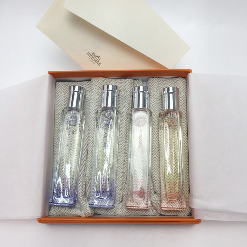 中古】 HERMES エルメス エルメッセンス オードトワレ 15ml×4 香水 箱