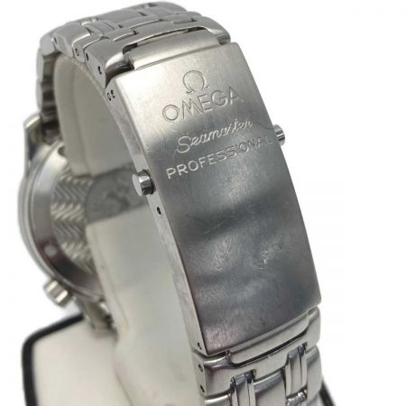  OMEGA オメガ シーマスター プロフェッショナル デイト 2542.80 ネイビー クォーツ メンズ 腕時計