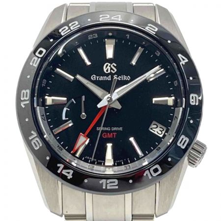  SEIKO セイコー グランドセイコー スポーツコレクション SBGE253 ブラック スプリングドライブ メンズ 腕時計 箱・取説有
