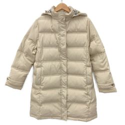 ☆☆ BURBERRY GOLF ダウンコート サイズ L レディース BGP18-515-40 ベージュ Bランク