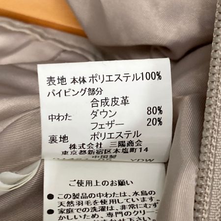  BURBERRY GOLF ダウンコート サイズ L レディース BGP18-515-40 ベージュ