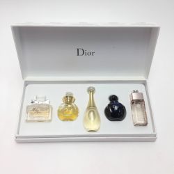 ☆☆ Christian Dior クリスチャンディオール LES PARFUMS 香水 ミニボトルセット 5ml×5 箱有 Bランク