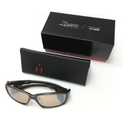 ☆☆ Zeque ゼクー HOVER 偏光グラス CR-39 アイウェア ケース付 F-1964 Aランク