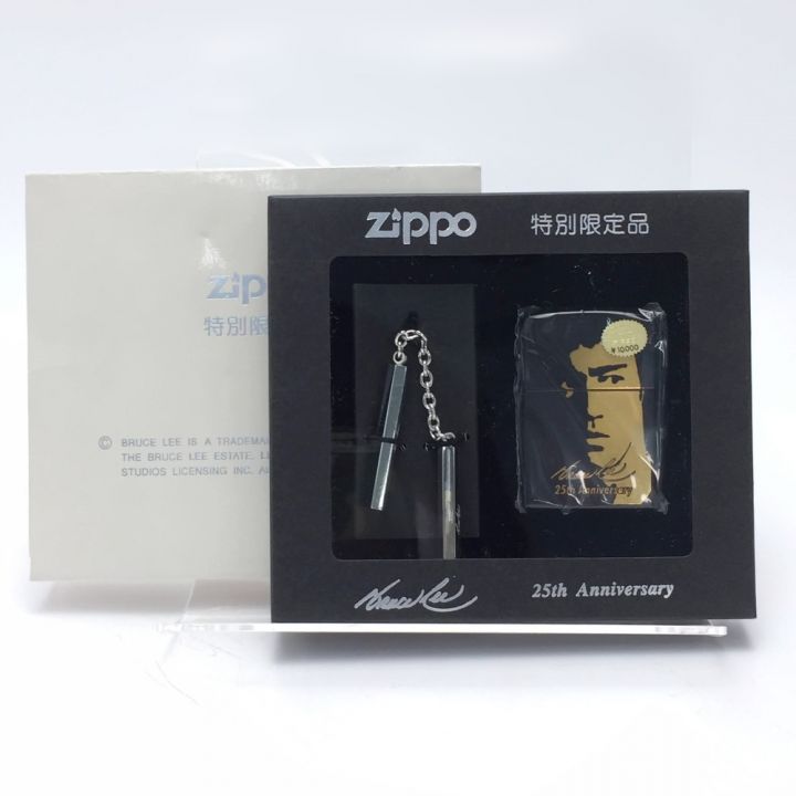 ZIPPO ジッポ ライター 1997年製 特別限定品 ブルース・リー 25周年記念 ヌンチャク付き｜中古｜なんでもリサイクルビッグバン