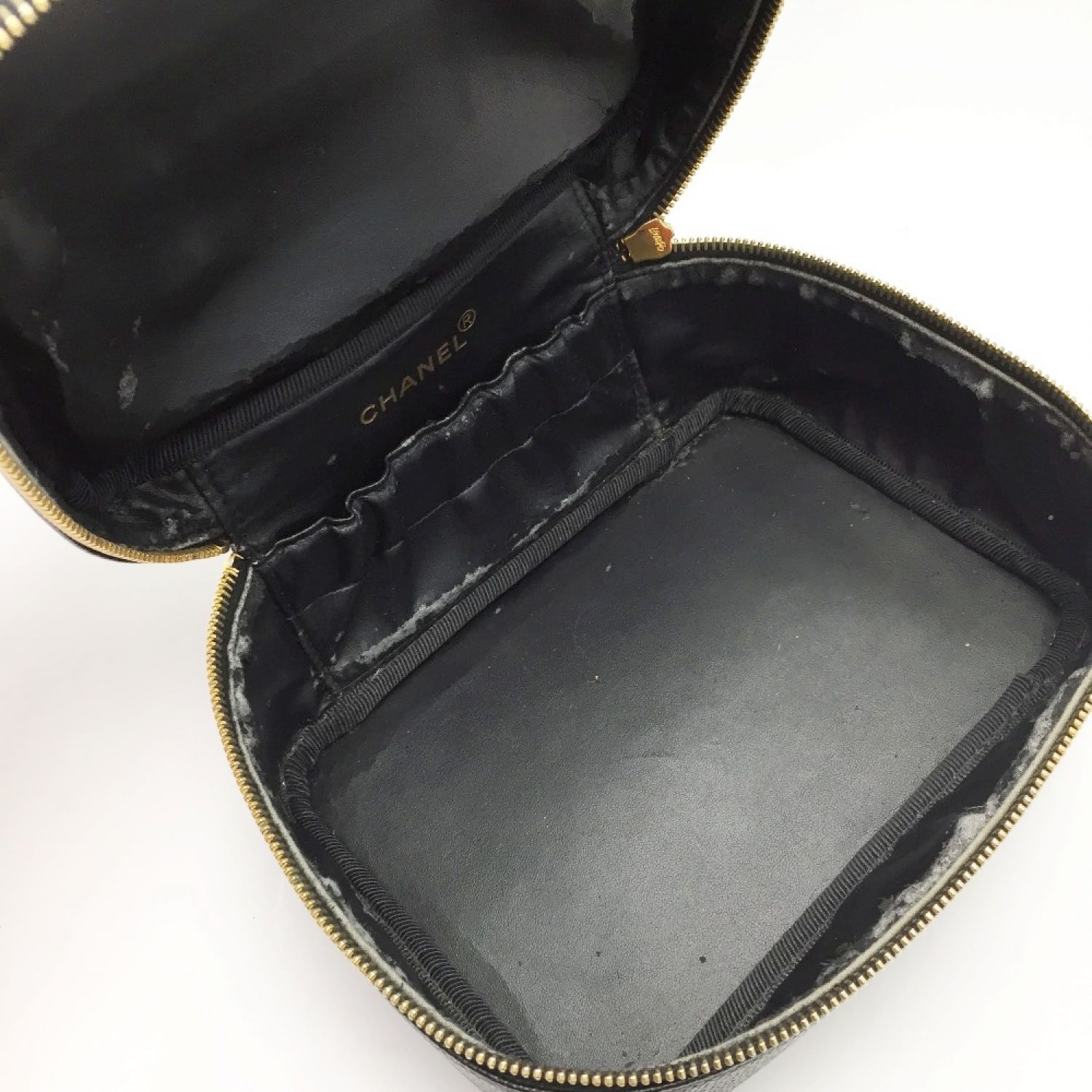 中古】 CHANEL シャネル ココマーク バニティバッグ A01997 ブラック ...