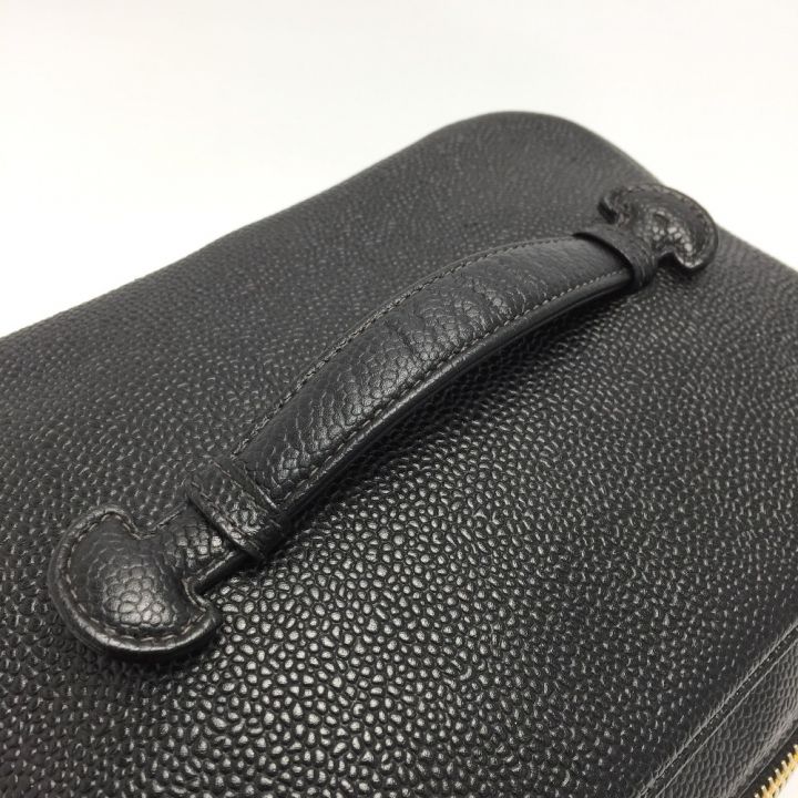 CHANEL シャネル ココマーク バニティバッグ A01997 ブラック キャビアスキン ギャランティカード有｜中古｜なんでもリサイクルビッグバン