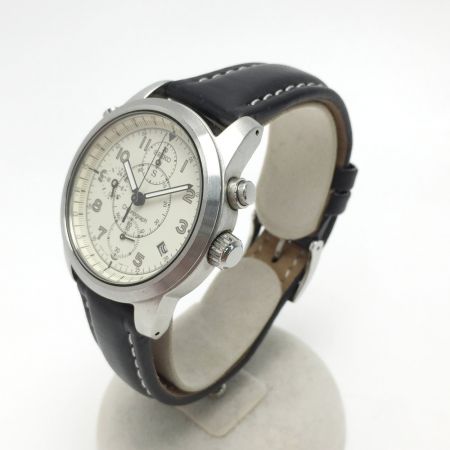 【中古】 SEIKO セイコー サス クロノグラフ 7T27-7A40 アイボリー