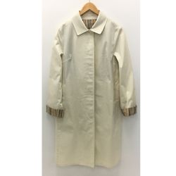 ☆☆ BURBERRY LONDON バーバリーロンドン コート 9号 レディース FDC32-202-01 01602-01 ホワイト Bランク