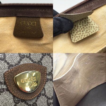  GUCCI PLUS GGプラス トートバッグ シェリーライン ベージュ オールドグッチ