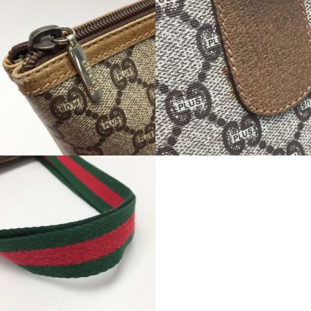  GUCCI PLUS GGプラス トートバッグ シェリーライン ベージュ オールドグッチ