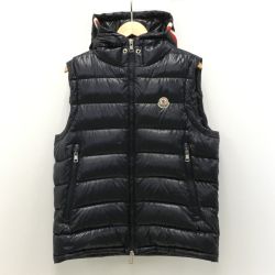 ☆☆ MONCLER モンクレール ダウンベスト ベスト SIZE 3 メンズ ネイビー Bランク