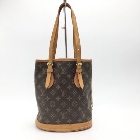  LOUIS VUITTON ルイヴィトン モノグラム プチ バケットPM M42238 ショルダーバッグ