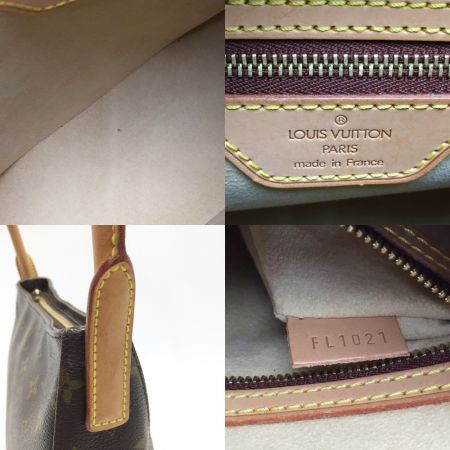  LOUIS VUITTON ルイヴィトン モノグラム ルーピングMM ショルダーバッグ M51146 布袋有 ワンショルダー