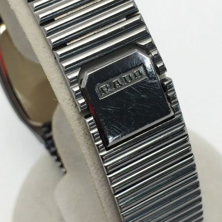  RADO ラドー ダイヤスター 4Pダイヤ 132.9504.3 ブラック クォーツ ボーイズ 腕時計 DIASTAR