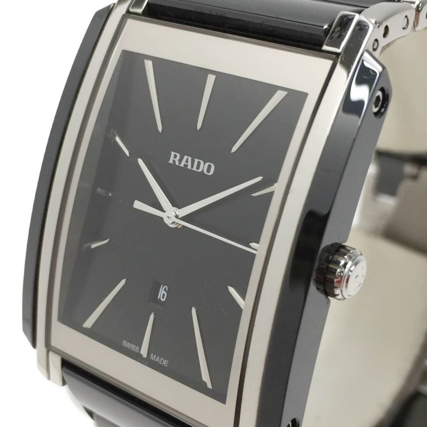 中古】 RADO ラドー インテグラル デイト 212.0963.3 ブラック